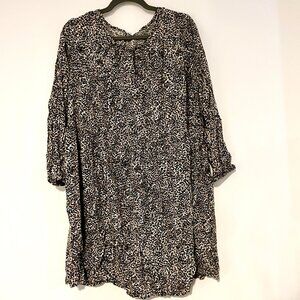 Leopard Print Mini Swing Dress